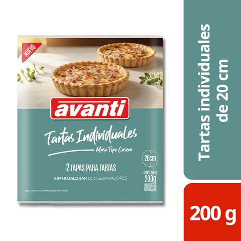 MASAS PARA TARTAS INDIVIDUALES 200 g