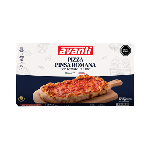 PIZZA PINSA ROMANA CON TOMATE ITALIANO 630g