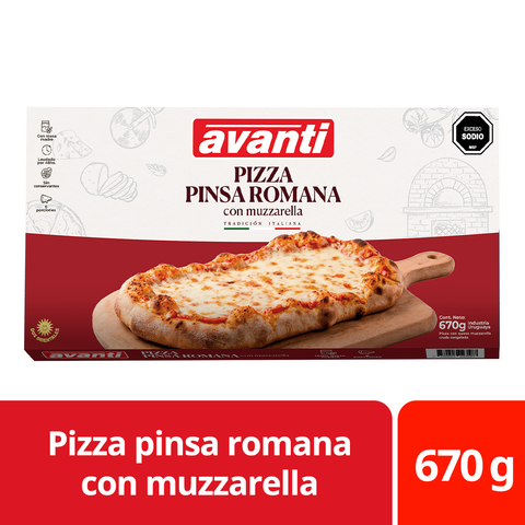 PIZZA PINSA ROMANA CON MUZZARELLA 670g | Pizza | Avanti - 