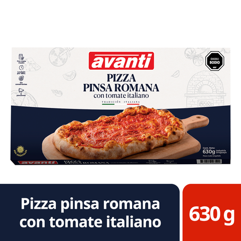 PIZZA PINSA ROMANA CON TOMATE ITALIANO 630g