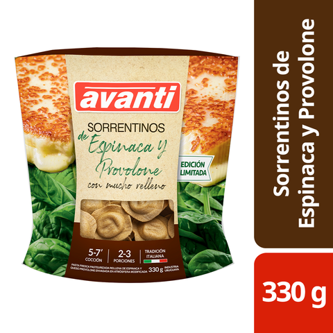 SORRENTINOS DE ESPINACA Y PROVOLONE 330 g