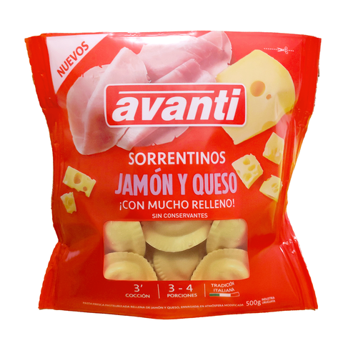 ¡¡¡¡NUEVOS!!!! SORRENTINOS DE JAMÓN Y QUESO 500 g