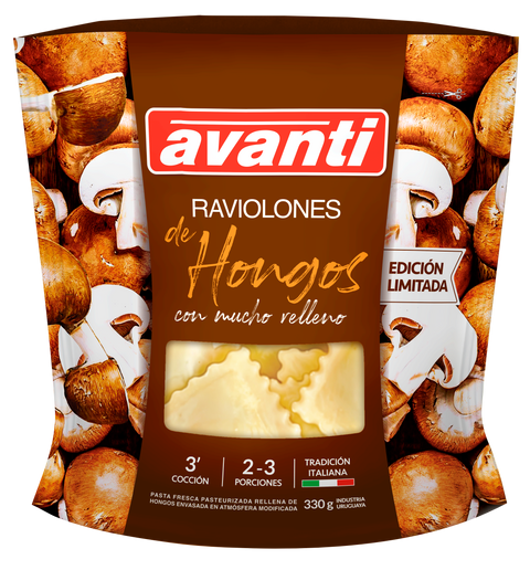 RAVIOLONES DE HONGOS  330 g | Raviolones | Avanti - 